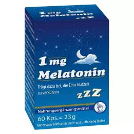 MELATONIN 1 mg kapsulės, 60 vnt