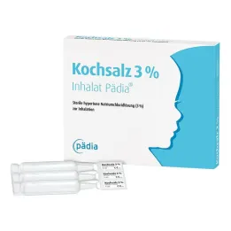 Valgomosios druskos 3% inhaliacinės vaikų ampulės, 60x4 ml