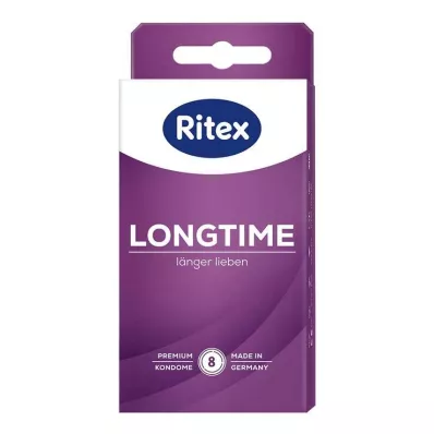 RITEX Prezervatyvai LongTime, 8 vnt RITEX Prezervatyvai LongTime, 8 vnt