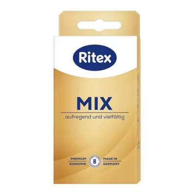RITEX Prezervatyvai Mix, 8 vnt RITEX Prezervatyvai Mix, 8 vnt