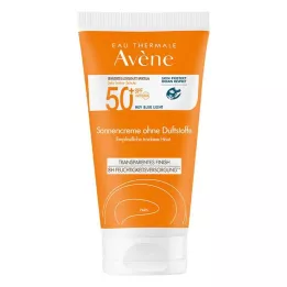 AVENE Apsauginis kremas nuo saulės SPF 50+ be kvapiųjų medžiagų, 50 ml