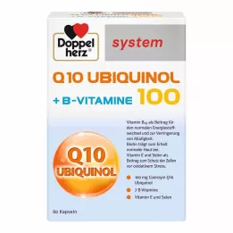 DOPPELHERZ Q10 Ubiquinol 100 sistemos kapsulės, 60 vnt