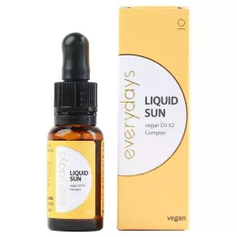 EVERDAYS Liquid Sun vegan D3+K2 aliejus, 20 ml