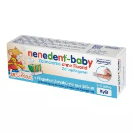 NENEDENT-kūdikių dantų pasta be fluoro dantų priežiūros rinkinys, 20 ml