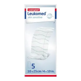 Leukomed® skin jautri 10x25 cm, 5 vnt