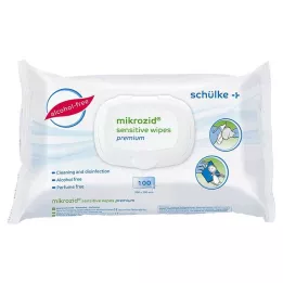 MIKROZID jautrios servetėlės premium Des.MP+Flä.Softp., 100 vnt