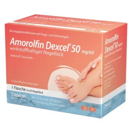 Amorolfin Dexcel® 50 mg/ml aktyvus nagų lakas, 3 ml