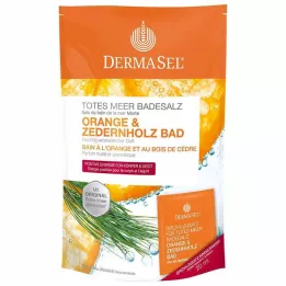 DERMASEL Negyvosios jūros vonios druskos apelsinas & Cedarwood, 1 P