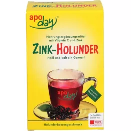 APODAY Cinko šeivamedžio uogos + vitamino C milteliai, 10X10 g