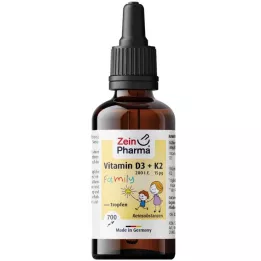 VITAMIN D3+K2 MK-7 all trans Family geriamieji lašai, 20 ml