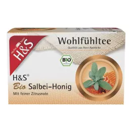 H&S Ekologiški šalavijų medaus filtravimo maišeliai, 20X2 g