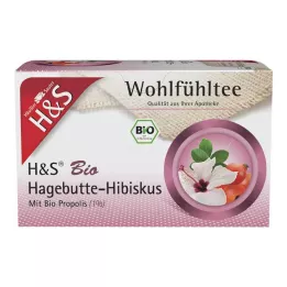 H&S Ekologiški erškėtuogių ir hibisko filtrų maišeliai, 20x3,0 g