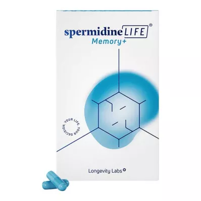 SPERMIDINELIFE Memory+ kapsulės, 60 vnt SPERMIDINELIFE Memory+ kapsulės, 60 vnt