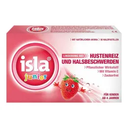 isla® junior pastilės, 50 vnt