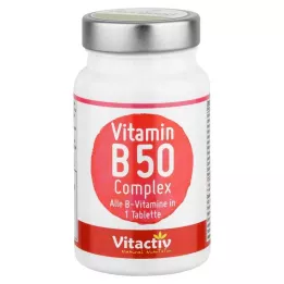 VITAMIN B 50 Complex tabletės, 60 vnt