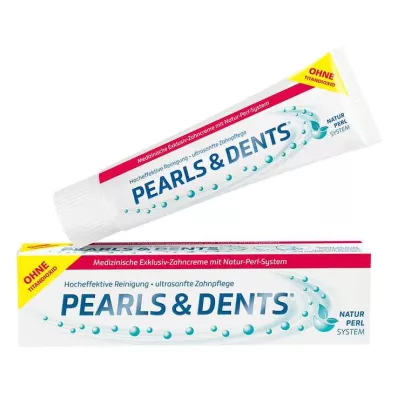 PEARLS &amp; DENTS Išskirtinė dantų pasta be titano dioksido, 100 ml