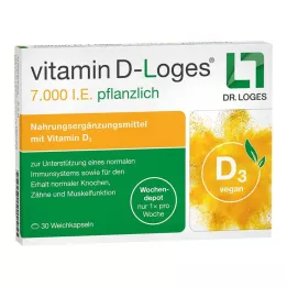 VITAMIN D-LOGES 7 000 TV žolelių savaitinis sandėlis, 30 vnt