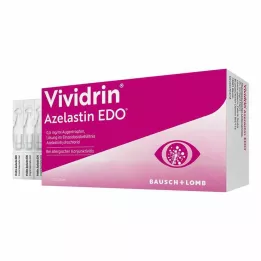 VIVIDRIN Azelastinas EDO 0,5 mg/ml akių lašų tirpalas EDP, 20X0,6 ml