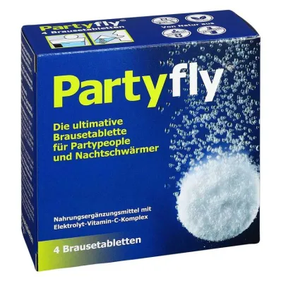 Partyfly putojančios tabletės, 4 vnt