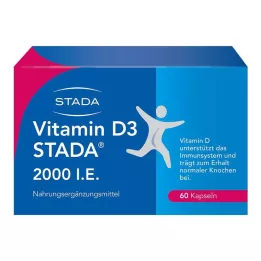 VITAMIN D3 STADA 2000 I.E. kapsulės, 60 vnt