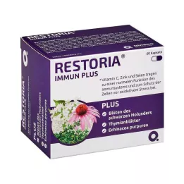 RESTORIA IMMUN PLUS Kapsulės, 60 vnt