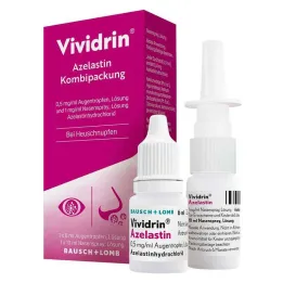 Vividrin® Azelastine kombinuota pakuotė nuo šienligės & alergijos, 1 vnt