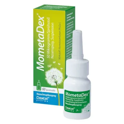 Mometadex 50 µg/purškalas nosies purškalo suspensija, 10 g Mometadex 50 µg/purškalas nosies purškalo suspensija, 10 g