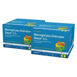 Macrogol plus elektrolitai Dexcel 13,7 g Ple, 100 vnt