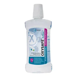 Miradent Oxysafe Active burnos skalavimo skystis su aktyviuoju deguonimi, 500 ml
