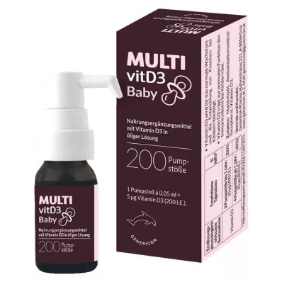 MULTIVITD3 Baby Pump tirpalas, 10 ml MULTIVITD3 Baby Pump tirpalas, 10 ml