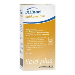 Blupan lipid plus Osd akių lašai, 1X10 ml