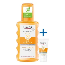 Eucerin Sun Oil Control Body skaidrus purškiklis LSF 50 + , 200 ml