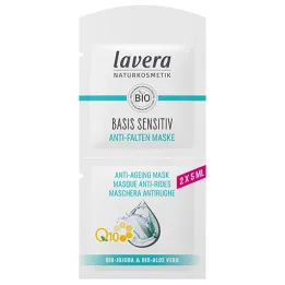 Lavera basic jautri kaukė Q10, 2x5 ml