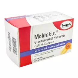 MOBIAKUT Gliukozamino & Hialurono kapsulės sąnariams, 90 vnt