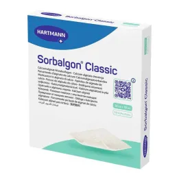 Sorbalgon Classic 10x10 cm kalcio alginato kompresas, 10 vnt