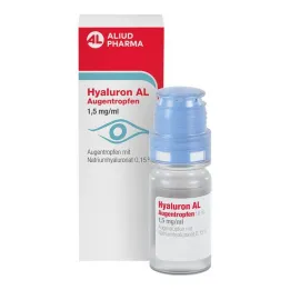Hialurono AL akių lašai 1,5 mg/ml, 1X10 ml