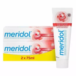MERIDOL Dviguba universali priežiūra dantų pasta, 2X75 ml