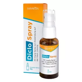 DICLOSPRAY 40 mg/g Purškalas tepimui ant odos Tirpalas, 25 g