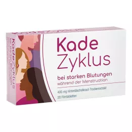 KADEZYKLUS esant stipriam kraujavimui menstruacijų metu 400mg FTA, 20 vnt