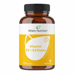 Vitaminas D3 + K2 Osteo 2 000 TV Vit.D3 + 80 µg K2 Kps, 120 vnt