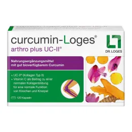 Curcumin-Loges arthro plus UC-II kapsulės, 120 vnt
