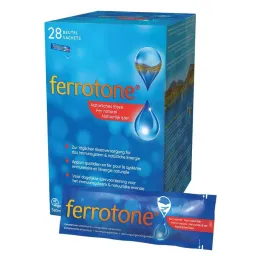 Ferrotone natūralios geležies maišelis, 28X20 ml