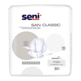 Seni San Classic šlapimo nelaikymo įklotas maxi, 30 vnt