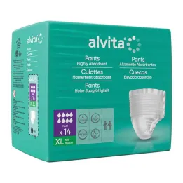 Alvita Incontinence Pants maxi xl, 14 vnt