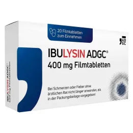 IBULYSIN ADGC® 400 mg plėvele dengtos tabletės, 20 vnt