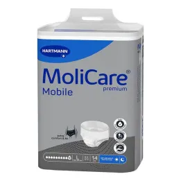 Molicare Premium Mobile 10 lašų dydis L, 14 vnt
