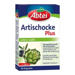 Abbey Artichoke Plus kapsulės, 30 vnt