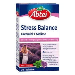 Abbey Stress Balance levandų + melisos tabletės Tf (30 vnt.)