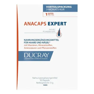 Ducray Anacaps Expert kapsulės, 90 vnt