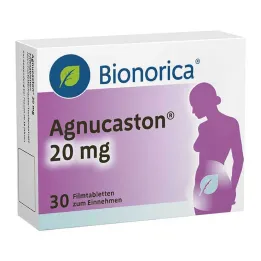 Agnucaston 20 mg plėvele dengtos tabletės, 30 vnt